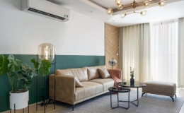 Ngắm căn hộ của gia chủ kh&oacute; t&iacute;nh: Nội thất đẹp, lạ với t&ocirc;ng m&agrave;u xanh đậm