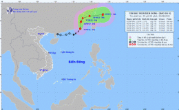 Tin b&atilde;o tr&ecirc;n biển Đ&ocirc;ng (Cơn b&atilde;o số 4)