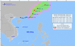 Tin b&atilde;o tr&ecirc;n biển Đ&ocirc;ng (Cơn b&atilde;o số 4)