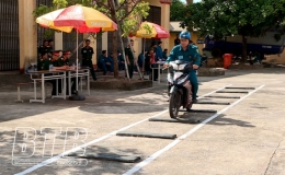 Ban Chỉ huy Qu&acirc;n sự th&agrave;nh phố: Tổ chức hội thi t&igrave;m hiểu Luật Giao th&ocirc;ng đường bộ v&agrave; l&aacute;i xe m&ocirc; t&ocirc; an to&agrave;n năm 2022