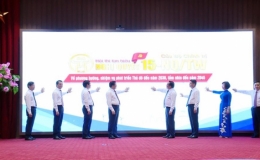 H&agrave; Nội ph&aacute;t động Hội thi t&igrave;m hiểu Nghị quyết số 15-NQ/TW của Bộ Ch&iacute;nh trị