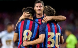 Lewandowski ghi b&agrave;n đầu ti&ecirc;n cho Barca
