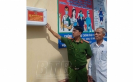 Quỳnh Phụ: Lắp đặt 50 h&ograve;m thư tố gi&aacute;c tội phạm