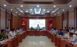 Thảo luận, g&oacute;p &yacute; dự thảo b&aacute;o c&aacute;o kết quả kiểm tra của Đo&agrave;n kiểm tra số 7 tại Ban Thường vụ Tỉnh ủy Kh&aacute;nh H&ograve;a