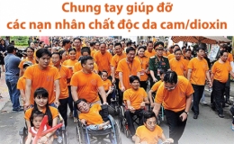 C&aacute;c nạn nh&acirc;n chất độc da cam/dioxin Việt Nam lu&ocirc;n được quan t&acirc;m đặc biệt