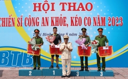 Hội thao chiến sĩ c&ocirc;ng an khỏe năm 2023   