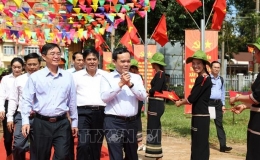 Ph&oacute; Thủ tướng Trần Lưu Quang dự Ng&agrave;y hội To&agrave;n d&acirc;n bảo vệ an ninh Tổ quốc tại Đắk Lắk