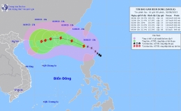 Tin b&atilde;o gần biển Đ&ocirc;ng (Cơn b&atilde;o SAOLA)