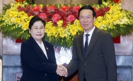 T&ograve;a &aacute;n nh&acirc;n d&acirc;n tối cao hai nước Việt Nam-L&agrave;o tiếp tục phối hợp chặt chẽ, đẩy mạnh chia sẻ kinh nghiệm