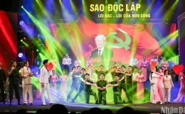 Chương tr&igrave;nh nghệ thuật ch&iacute;nh luận Sao Độc lập năm 2024: Lắng đọng v&agrave; x&uacute;c động