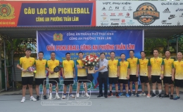 C&ocirc;ng an phường Trần L&atilde;m: Tổ chức giải Pickleball kỷ niệm 79 năm C&aacute;ch mạng Th&aacute;ng T&aacute;m v&agrave; ng&agrave;y Quốc kh&aacute;nh 2/9