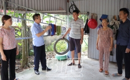 Gi&aacute;m s&aacute;t muỗi, bọ gậy truyền bệnh sốt xuất huyết tại một số địa phương trong tỉnh