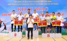  Giao hữu thể thao khối thi đua c&aacute;c cơ quan, đơn vị t&agrave;i ch&iacute;nh - kinh tế - kỹ thuật      