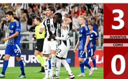 Kết quả b&agrave;n thắng Juventus vs Como: 3-0 (V&ograve;ng 1 Serie A 2024/25)