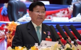 Thư ch&uacute;c mừng của Tổng B&iacute; thư Ban chấp h&agrave;nh Trung ương Đảng Nh&acirc;n d&acirc;n c&aacute;ch mạng L&agrave;o