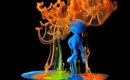 Đi&ecirc;u khắc với mực m&agrave;u 