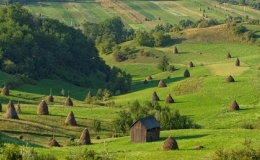 Những th&aacute;p cỏ kh&ocirc; lạ l&ugrave;ng ở Rumani 