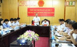 Thường trực HĐND tỉnh họp phi&ecirc;n thường kỳ thứ 27