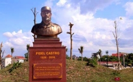 Quảng Trị c&oacute; c&ocirc;ng vi&ecirc;n mang t&ecirc;n l&atilde;nh tụ Fidel castro