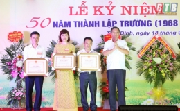 Kỷ niệm 50 năm th&agrave;nh lập Trường Trung cấp X&acirc;y dựng Th&aacute;i B&igrave;nh
