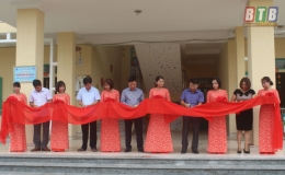 Kh&aacute;nh th&agrave;nh c&ocirc;ng tr&igrave;nh Trường Mầm non x&atilde; Nam H&agrave;