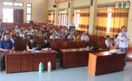 Tập huấn c&ocirc;ng t&aacute;c tuy&ecirc;n truyền d&acirc;n số - KHHGĐ trong t&igrave;nh h&igrave;nh mới