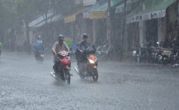 Cảnh b&aacute;o mưa d&ocirc;ng tr&ecirc;n khu vực tỉnh Th&aacute;i B&igrave;nh