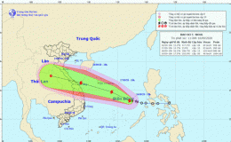 Tin b&atilde;o tr&ecirc;n biển Đ&ocirc;ng (Cơn b&atilde;o số 5)