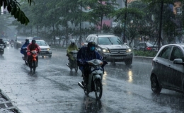Bắc Bộ c&oacute; mưa d&ocirc;ng rải r&aacute;c, v&ugrave;ng n&uacute;i mưa lớn tập trung v&agrave;o đ&ecirc;m v&agrave; s&aacute;ng