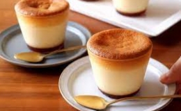C&aacute;ch l&agrave;m pudding castella kiểu Nhật