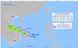 Tin &aacute;p thấp nhiệt đới khẩn cấp hồi 04h ng&agrave;y 23/9/2021