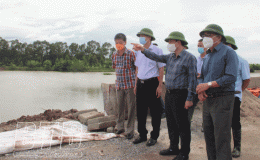 Triệt để ti&ecirc;u nước đề ph&ograve;ng ngập &uacute;ng cho l&uacute;a, rau m&agrave;u