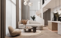 Ấn tượng với phong c&aacute;ch căn hộ lấy cảm hứng từ 2 ch&acirc;u lục