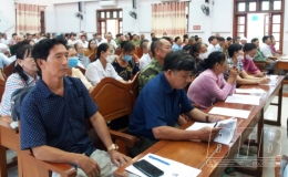 Hưng H&agrave;: tập huấn kỹ thuật sản xuất n&ocirc;ng sản thực phẩm sạch, an to&agrave;n cho hội vi&ecirc;n n&ocirc;ng d&acirc;n