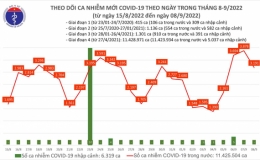 Ng&agrave;y 8/9: Th&ecirc;m 3.191 ca mắc COVID-19