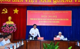 Th&ocirc;ng qua B&aacute;o c&aacute;o kết quả kiểm tra tại Ban Thường vụ Tỉnh ủy B&igrave;nh Dương