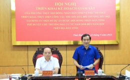 Triển khai kế hoạch gi&aacute;m s&aacute;t c&ocirc;ng t&aacute;c thu hồi đất, bồi thường, hỗ trợ, t&aacute;i định cư