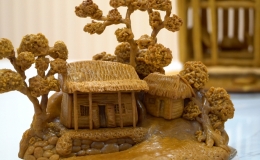 Độc đ&aacute;o b&aacute;nh trung thu như t&aacute;c phẩm đi&ecirc;u khắc