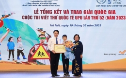 Học sinh Việt Nam xuất sắc gi&agrave;nh giải Ba Cuộc thi viết thư quốc tế UPU lần thứ 52