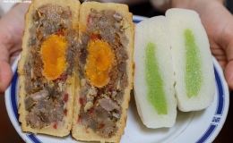 Tất bật sản xuất b&aacute;nh Trung thu tại l&agrave;ng nghề nổi tiếng Xu&acirc;n Đỉnh (H&agrave; Nội)