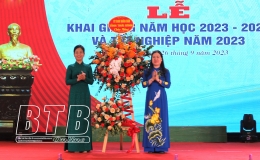  Trường Cao đẳng Y tế Th&aacute;i B&igrave;nh: Khai giảng năm học 2023 - 2024