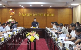UBND tỉnh họp nghe Sở Y tế b&aacute;o c&aacute;o dự thảo quy chuẩn kỹ thuật địa phương về chất lượng nước sạch
