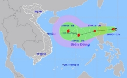 &Aacute;p thấp nhiệt đới khả năng v&agrave;o biển Đ&ocirc;ng trong 24 giờ tới