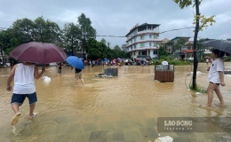 Cảnh b&aacute;o nguy cơ ngập lụt ở c&aacute;c v&ugrave;ng trũng, thấp tại 8 tỉnh, th&agrave;nh phố (cập nhật l&uacute;c 9h19 ng&agrave;y 11/9/2024)