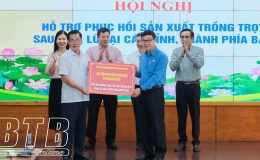 C&ocirc;ng ty Cổ phần Tập đo&agrave;n ThaiBinh Seed: Ủng hộ tr&ecirc;n 3 tỷ đồng cho đồng b&agrave;o khắc phục hậu quả b&atilde;o số 3