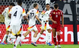 Đức tr&uacute;t cơn mưa b&agrave;n thắng ở Nations League