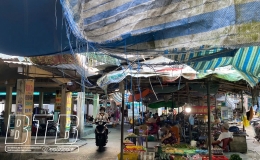 Hạ tầng chợ Thẫm xuống cấp
