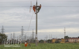 Th&aacute;i B&igrave;nh: Huy động tổng lực khắc phục sự cố lưới điện do b&atilde;o số 3 g&acirc;y ra