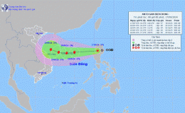 Khả năng cao ATNĐ th&agrave;nh b&atilde;o số 4 sẽ đổ bộ v&agrave;o Thanh H&oacute;a đến Quảng Ng&atilde;i