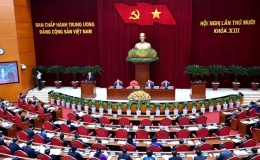 Ng&agrave;y l&agrave;m việc thứ nhất của Hội nghị Trung ương 10 kho&aacute; XIII